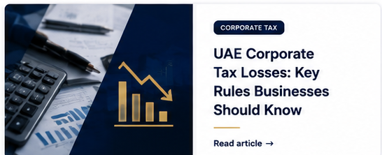 UAE corporate tax loss planning and financial records