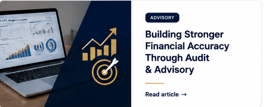 Financial accuracy strengthened through audit and advisory services